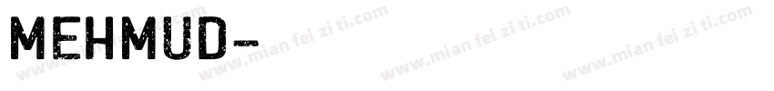 Mehmud字体转换