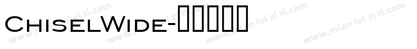 ChiselWide字体转换