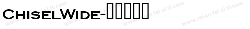 ChiselWide字体转换