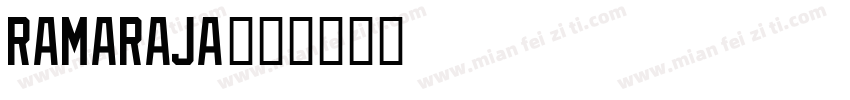 ramaraja字体转换