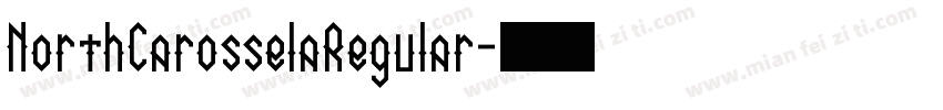 NorthCarosselaRegular字体转换