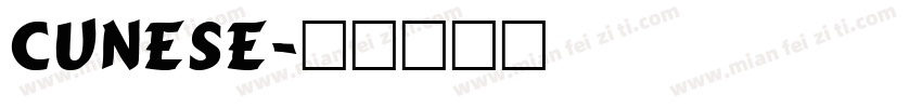 Cunese字体转换