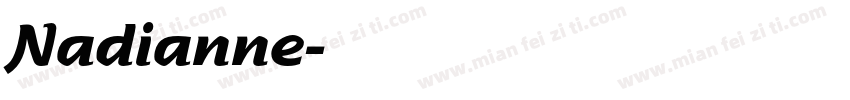 Nadianne字体转换