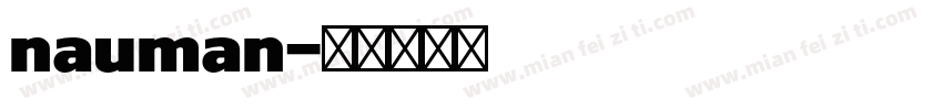 nauman字体转换