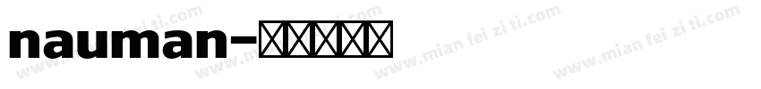 nauman字体转换