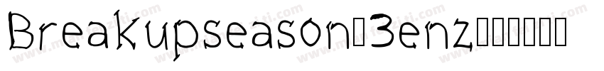 Breakupseason-3enz字体转换