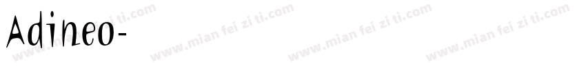 Adineo字体转换
