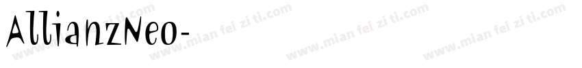 AllianzNeo字体转换