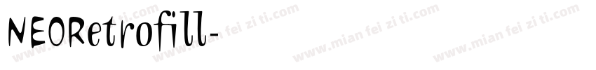 NEORetrofill字体转换