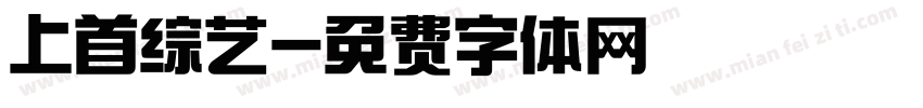 上首综艺字体转换