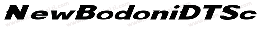NewBodoniDTScOsfLEx字体转换