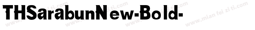 THSarabunNew-Bold字体转换