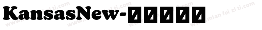 KansasNew字体转换