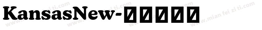 KansasNew字体转换