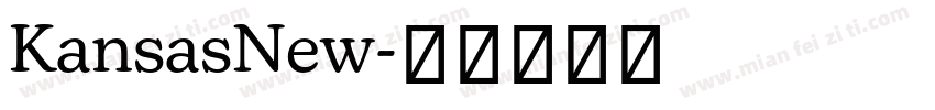 KansasNew字体转换