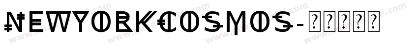 NewYorkCosmos字体转换