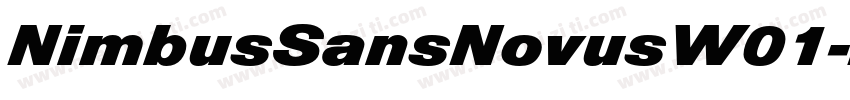 NimbusSansNovusW01-B字体转换