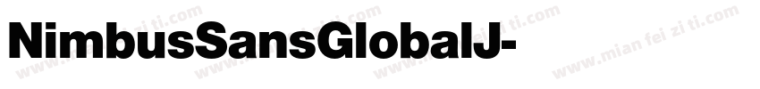 NimbusSansGlobalJ字体转换