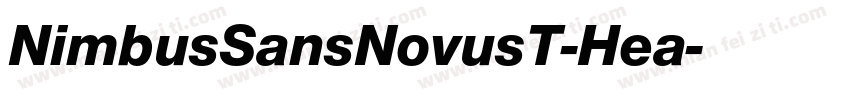 NimbusSansNovusT-Hea字体转换