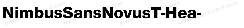 NimbusSansNovusT-Hea字体转换
