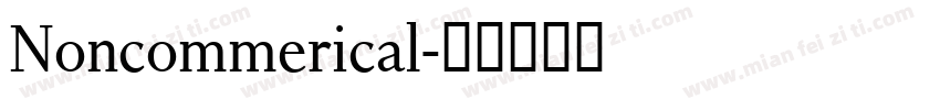 Noncommerical字体转换