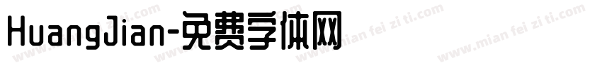 HuangJian字体转换