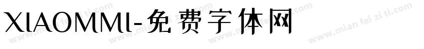 XIAOMMI字体转换