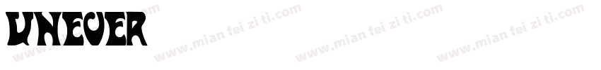 unever字体转换