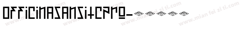 OfficinasansITCpro字体转换
