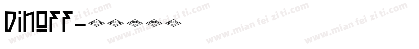 dinoff字体转换