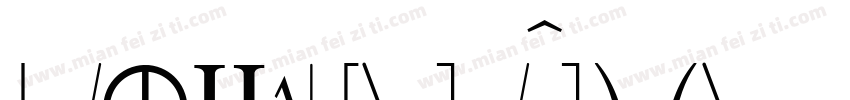 jsMath-msbm10字体转换