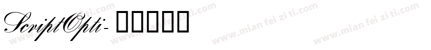 ScriptOpti字体转换