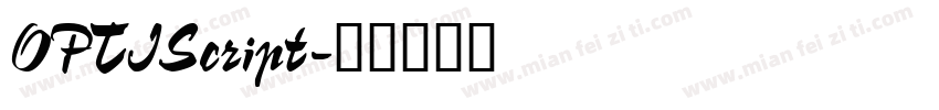 OPTIScript字体转换