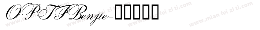 OPTIBenjie字体转换