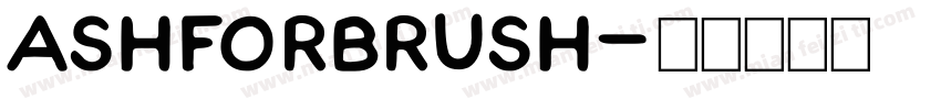ashforbrush字体转换