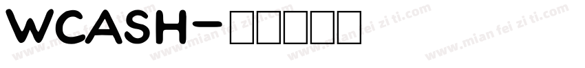 wcash字体转换