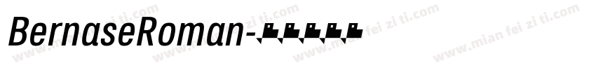 BernaseRoman字体转换
