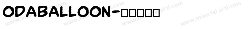 OdaBalloon字体转换
