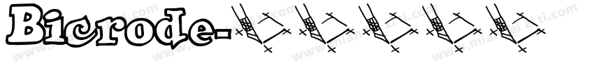 Bicrode字体转换