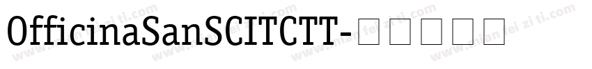 OfficinaSanSCITCTT字体转换