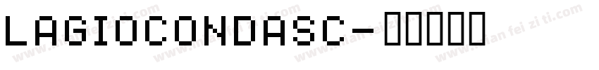 LaGiocondaSC字体转换