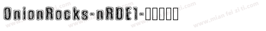 OnionRocks-nRDE1字体转换