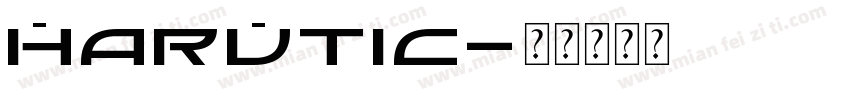 HARVTIC字体转换