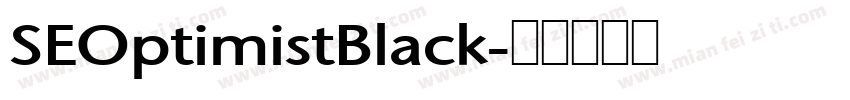 SEOptimistBlack字体转换