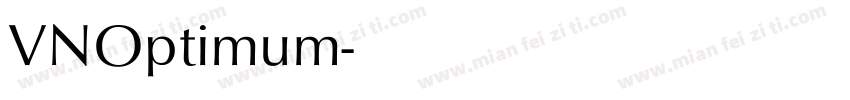 VNOptimum字体转换