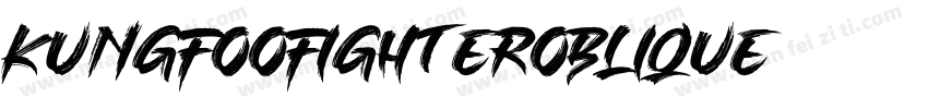 KungfooFighterOblique字体转换