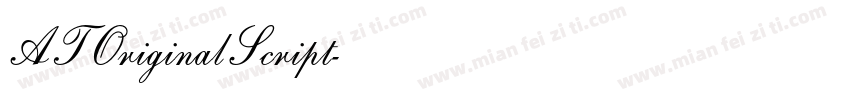 ATOriginalScript字体转换