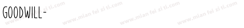 Goodwill字体转换