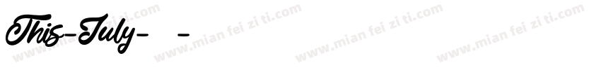 This-July-常规字体转换