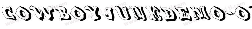 Cowboyjunkdemo-25OX字体转换